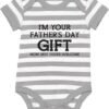 Tstars I'm Your Father's Day Gift Baby Boy Girl Outfit Gifts for First Time Dad New Dads Funny Infant Bodysuit