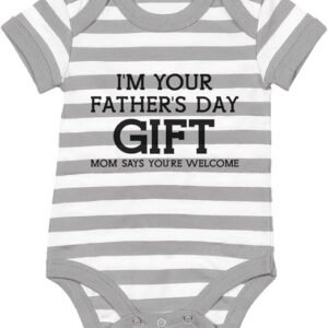 Tstars I'm Your Father's Day Gift Baby Boy Girl Outfit Gifts for First Time Dad New Dads Funny Infant Bodysuit